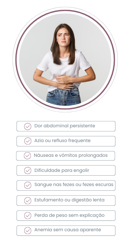 Sintomas para procurar uma gastroenterologista em mobile